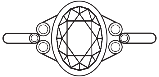 Vintage - Circle of Diamond