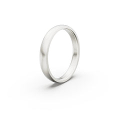 18K White Gold Classic Wedding Ring