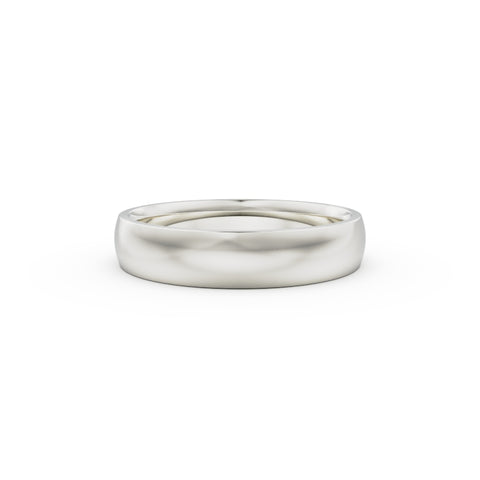 18K White Gold Classic Wedding Ring