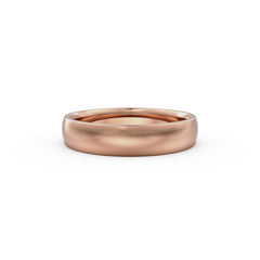 18K Rose Gold Classic Wedding Ring