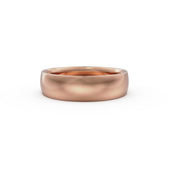 18K Rose Gold Classic Wedding Ring