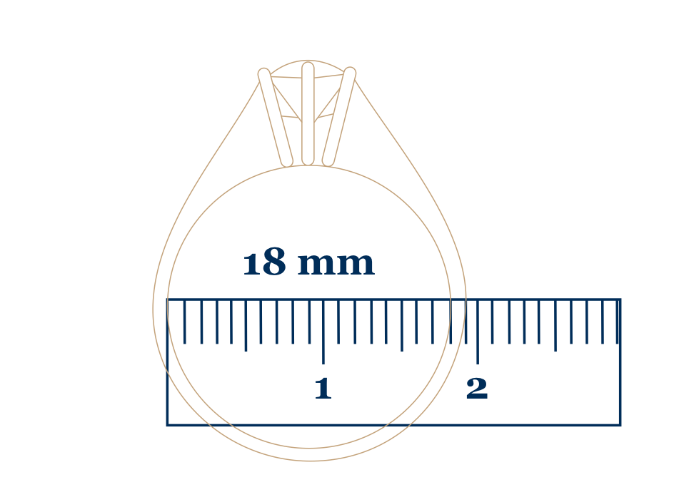 Measure diameter 2025 of ring