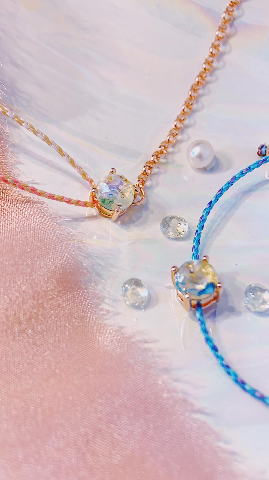 Mini + Me Chain Bracelet - Circle of Diamond