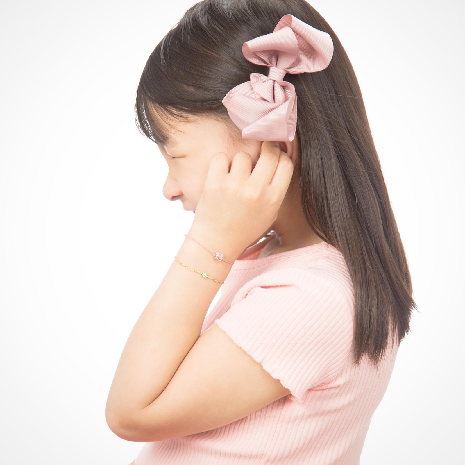 18K Rose Gold Bezel Round Cut Diamond Bracelet - Circle of Diamond