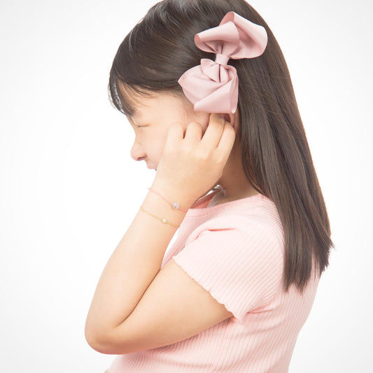 18K Rose Gold Bezel Round Cut Diamond Bracelet - Circle of Diamond